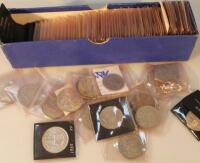 A large selection of GB pre-decimal half crown coins