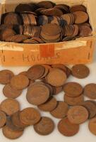 A large quantity of decimal coins