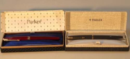 A cased Parker fountain pen