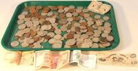 A quantity of GB and World used pre-decimal and other coins