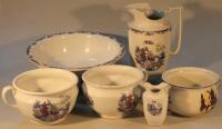 A British Anchor pottery part wash set