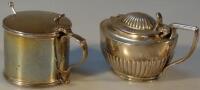 A Victorian silver mustard pot