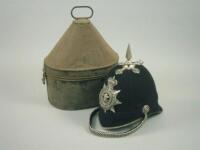 A Victorian North Staffordshire Volunteers Battalion Regimental helmet