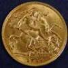 A 1914 half gold sovereign.