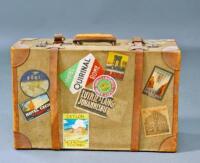 A mid 20thC suitcase