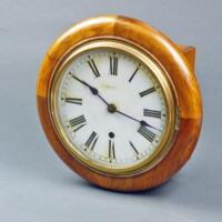 A Victorian painted dial wall clock by Windsor of Grantham