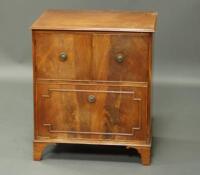 A Victorian mahogany night cupboard.