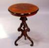 A Victorian rosewood occasional table