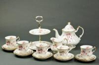 A Paragon Victoriana Rose part tea service