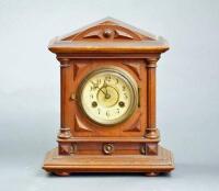 A German Junghans mahogany mantel clock