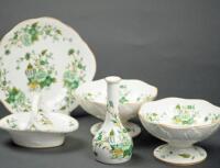 A selection of Crown Staffordshire Kowloon ceramics