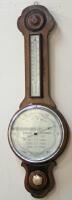 A 1940s oak barometer