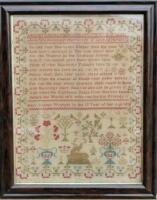 A William IV sampler