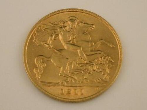 A George V half gold sovereign