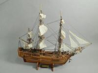 A scale model of the HMS Bounty