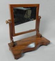 A Victorian mahogany swing frame mirror