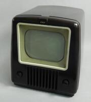 A GEC model BT2147 brown and cream Bakelite television