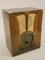 A Philco Art Deco style radio