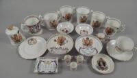 A large quantity of late 20thC porcelain commemorative china
