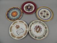 Various modern commemorative plates