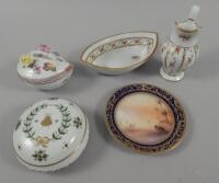 A group of Continental porcelain