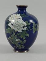 A Japanese cloisonne vase