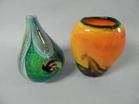 Two items of Murano style glass