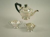 A silver George V bachelor's style tea set