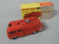 A Dinky Toys airport fire tender