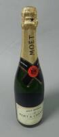 A bottle of Moet Chandon Imperial champagne