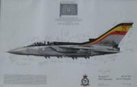 Six aviation related signed prints