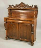 A Victorian mahogany chiffonier