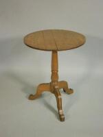 A Victorian oak and ebony strung occasional table