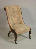 A Victorian rosewood chair