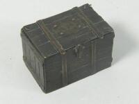 A small bronze box