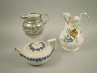 Three items of 19thC pottery