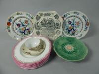 Various items of pottery etc.