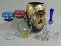 Various items of glass