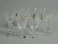 A collection of commemorative goblets etc.