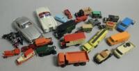 A large quantity of die-cast vehicles