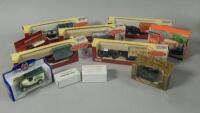 Various modern die-cast vehicles