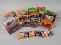 Two boxes of mainly promotional die-cast vehicles