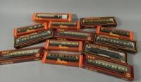 Various Hornby Airfix and mainline railways 00 gauge carriages etc.