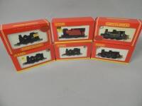 Six Hornby 00 gauge locomotives