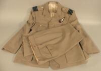 An RAF Wing Commander's khaki uniform.