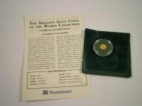 A 22ct 1g Gibraltar proof coin