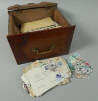 A large quantity of loose and other stamps.