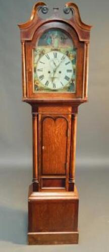 An early oak longcase clock
