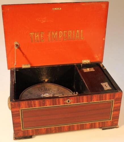 An early 20thC cased Imperial symphonium