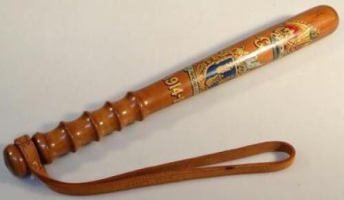 A WWI issue wooden truncheon